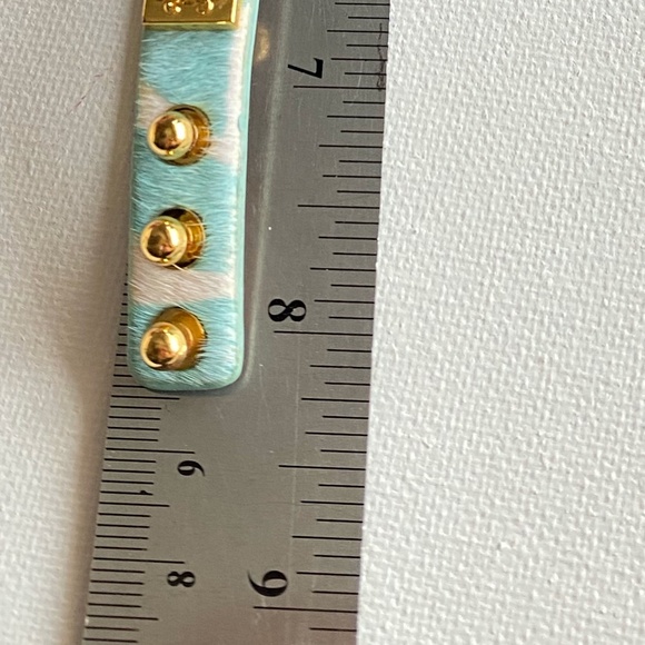 Rustic Cuff Faux Calf Fur Adjustable Bracelet - Picture 5 of 8